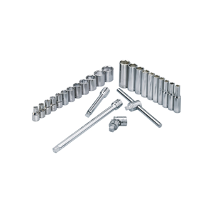 AMPRO T45003 11 Piece 1/4-Inch Drive 6 Point Socket Set