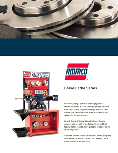 AMMCO Brake Lathe